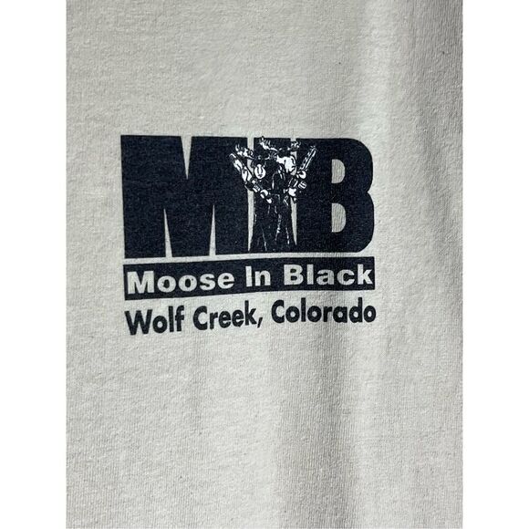 Vintage 90s Moose In Black Moose Creek Parody Tee - Picture 4 of 5
